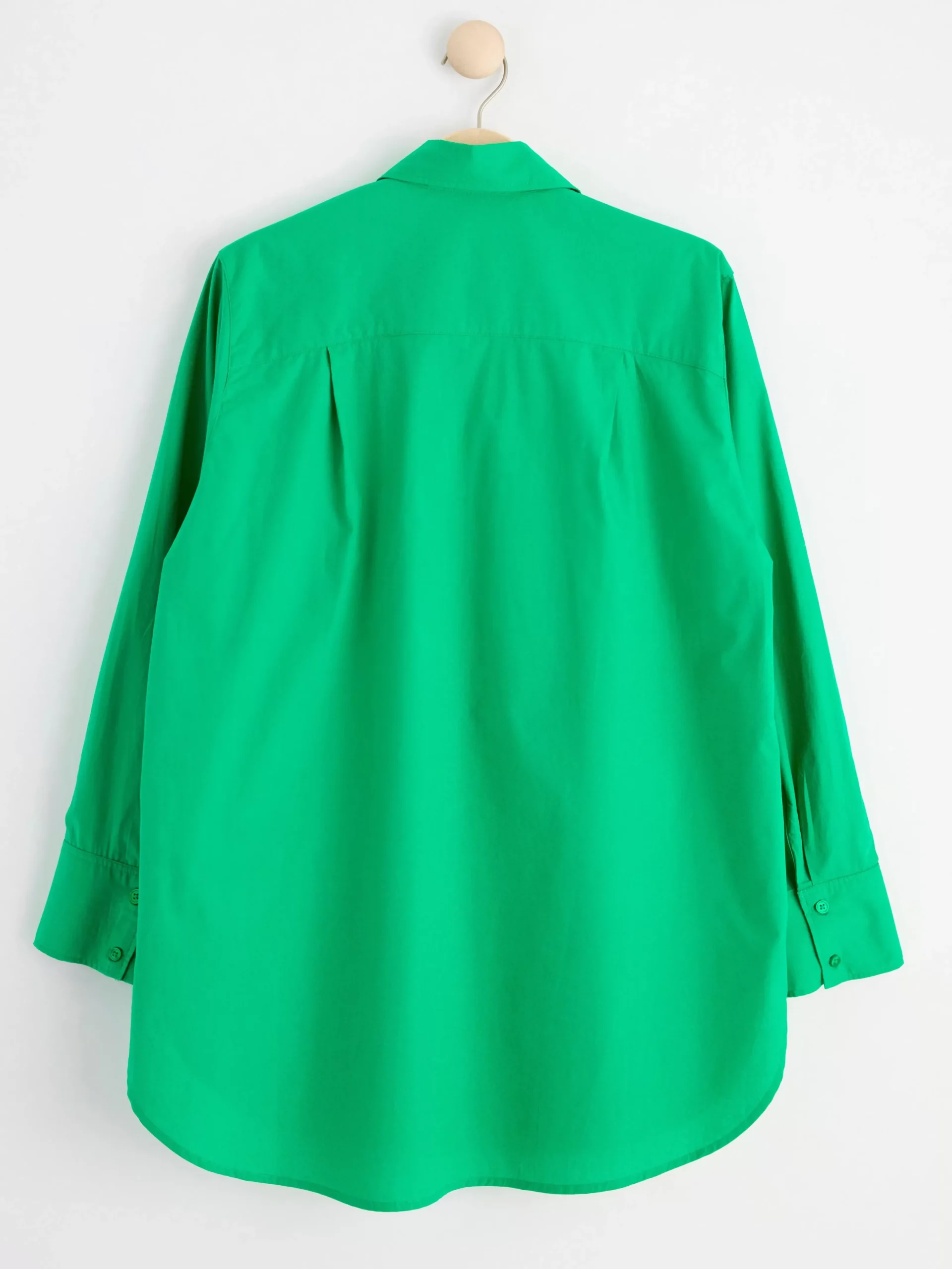 Blusar & Skjortor>Lindex Bomullsskjorta I Oversize-Modell Green