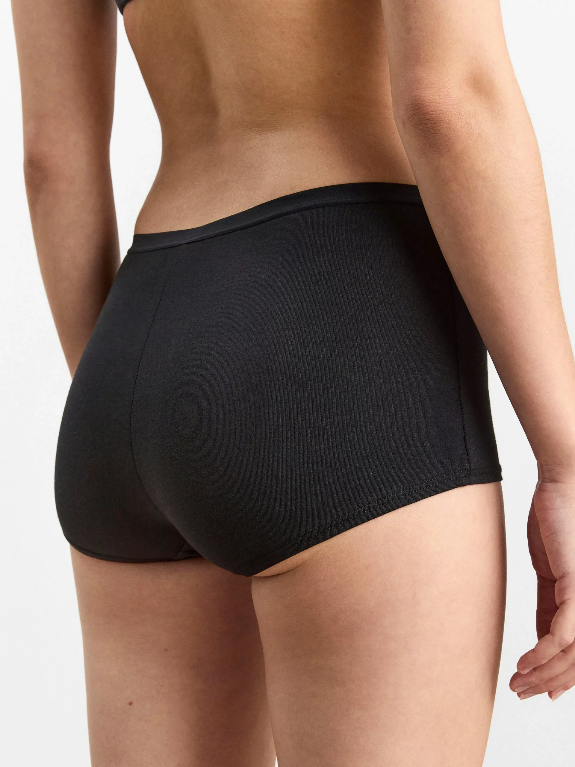 Trosor>Lindex Boxer High Trosa Black