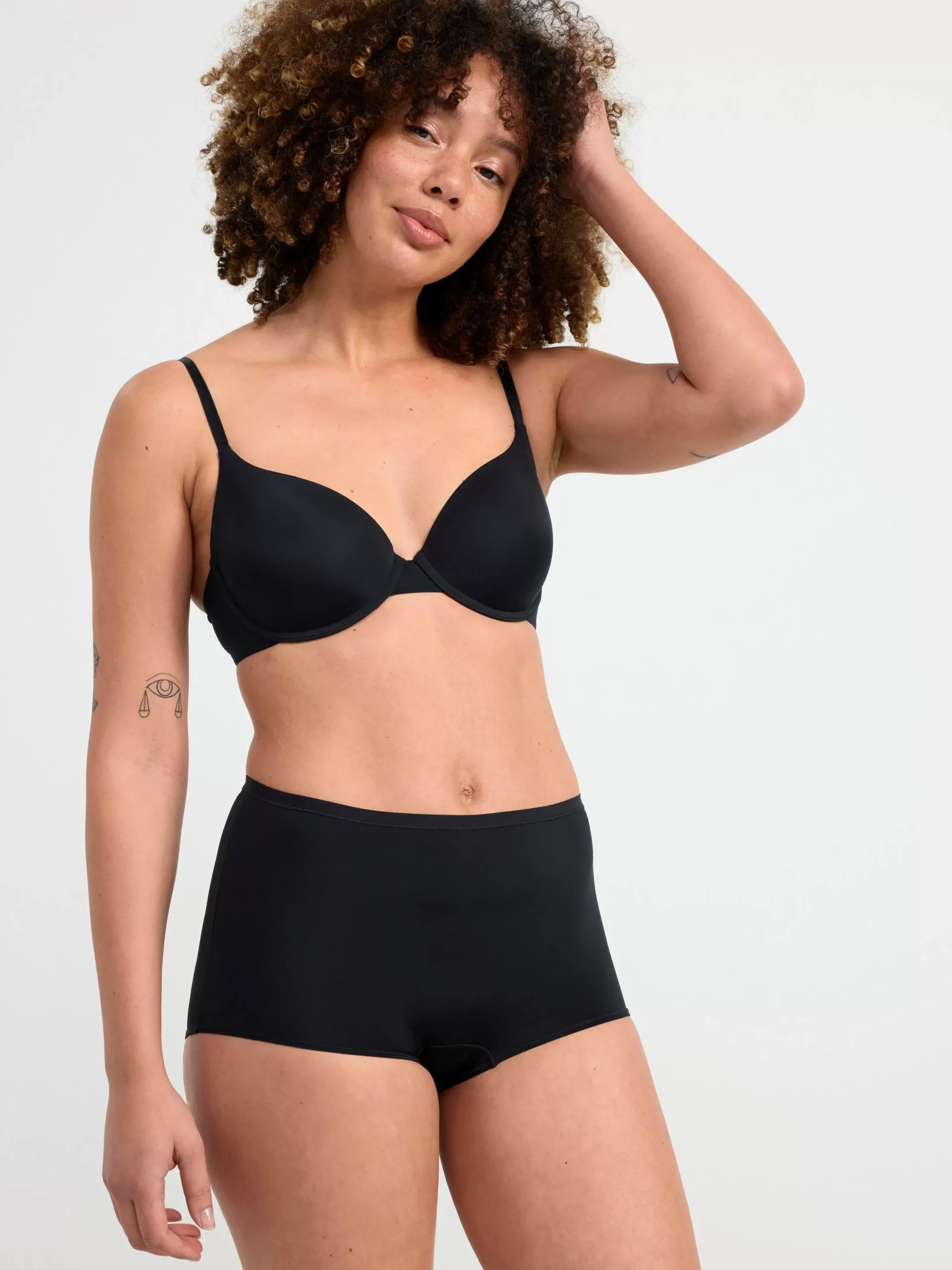 Trosor>Lindex Boxer Midi Trosa Black