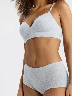 Trosor>Lindex Boxer Regular Trosa Light Grey Melange