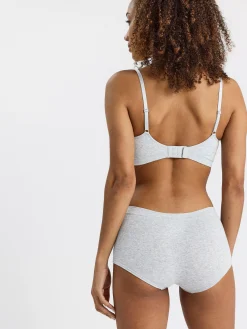 Trosor>Lindex Boxer Regular Trosa Light Grey Melange