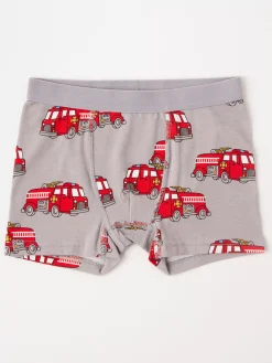 Underkläder>Lindex Boxershorts Med Brandbilar Grey