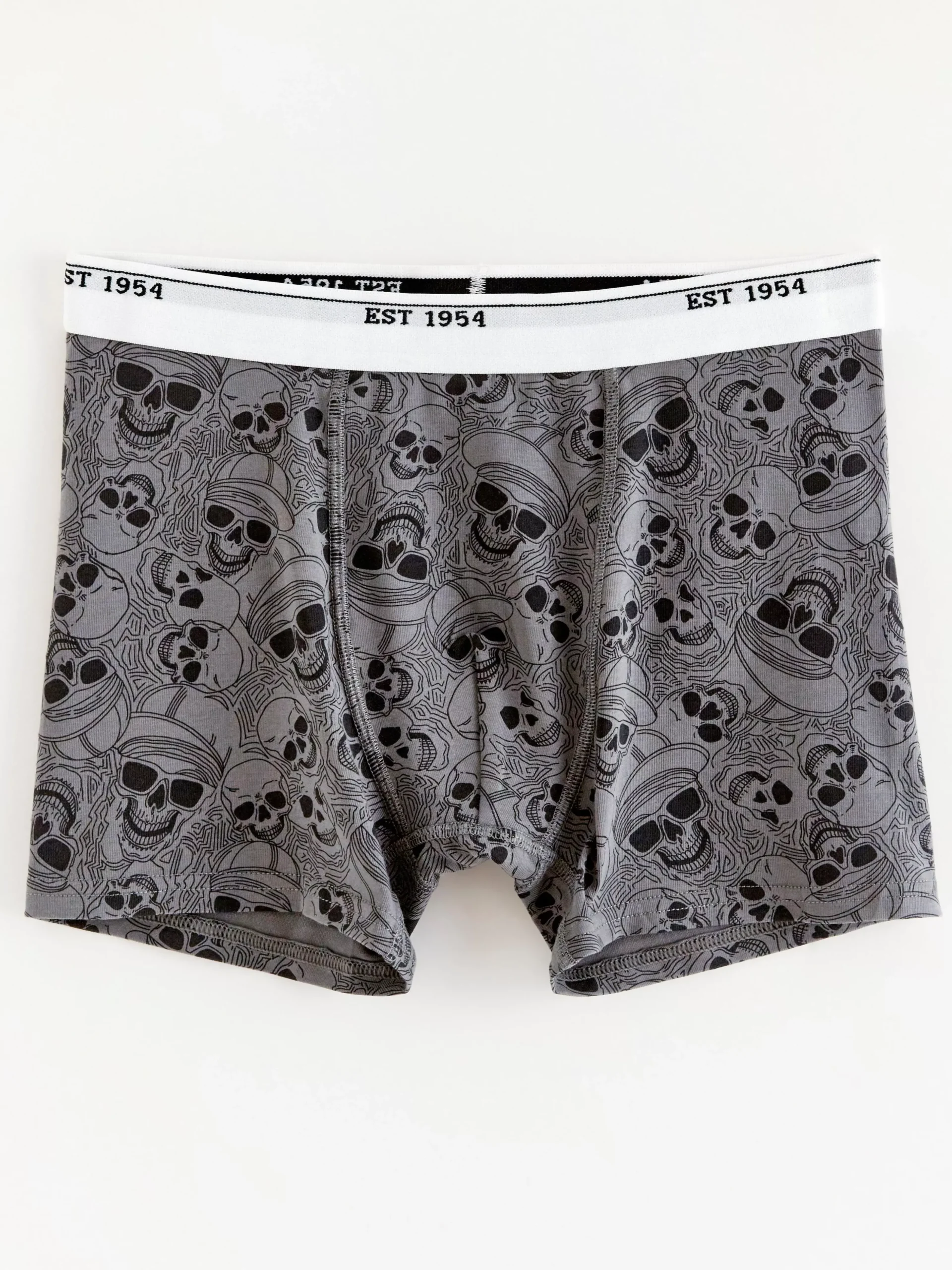 Underkläder>Lindex Boxershorts Med Dodskallar Grey