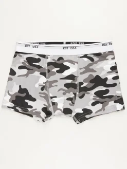 Underkläder>Lindex Boxershorts Med  Kamouflagemonster Grey