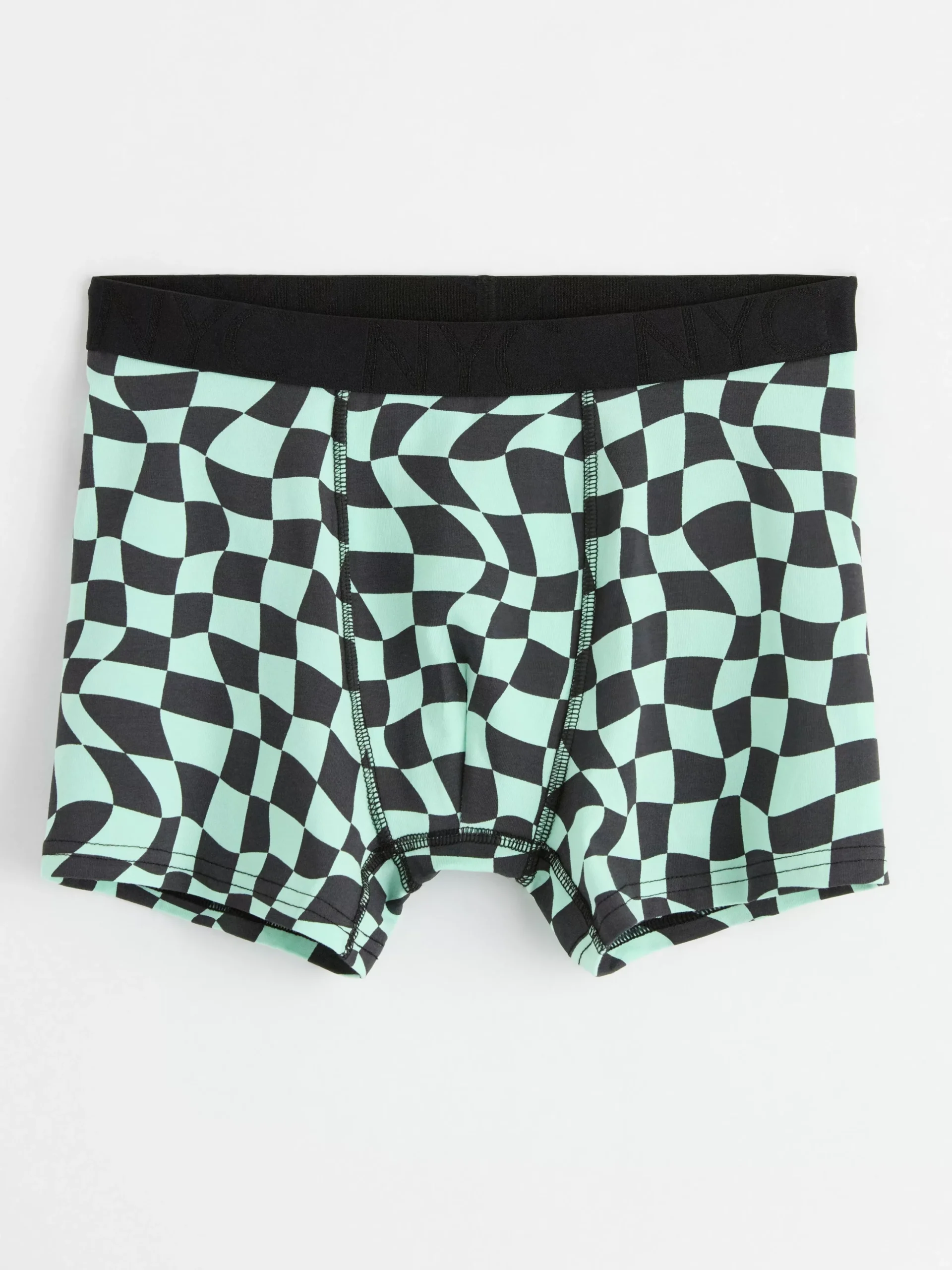 Underkläder>Lindex Boxershorts Med Rutigt Monster Light Turquoise
