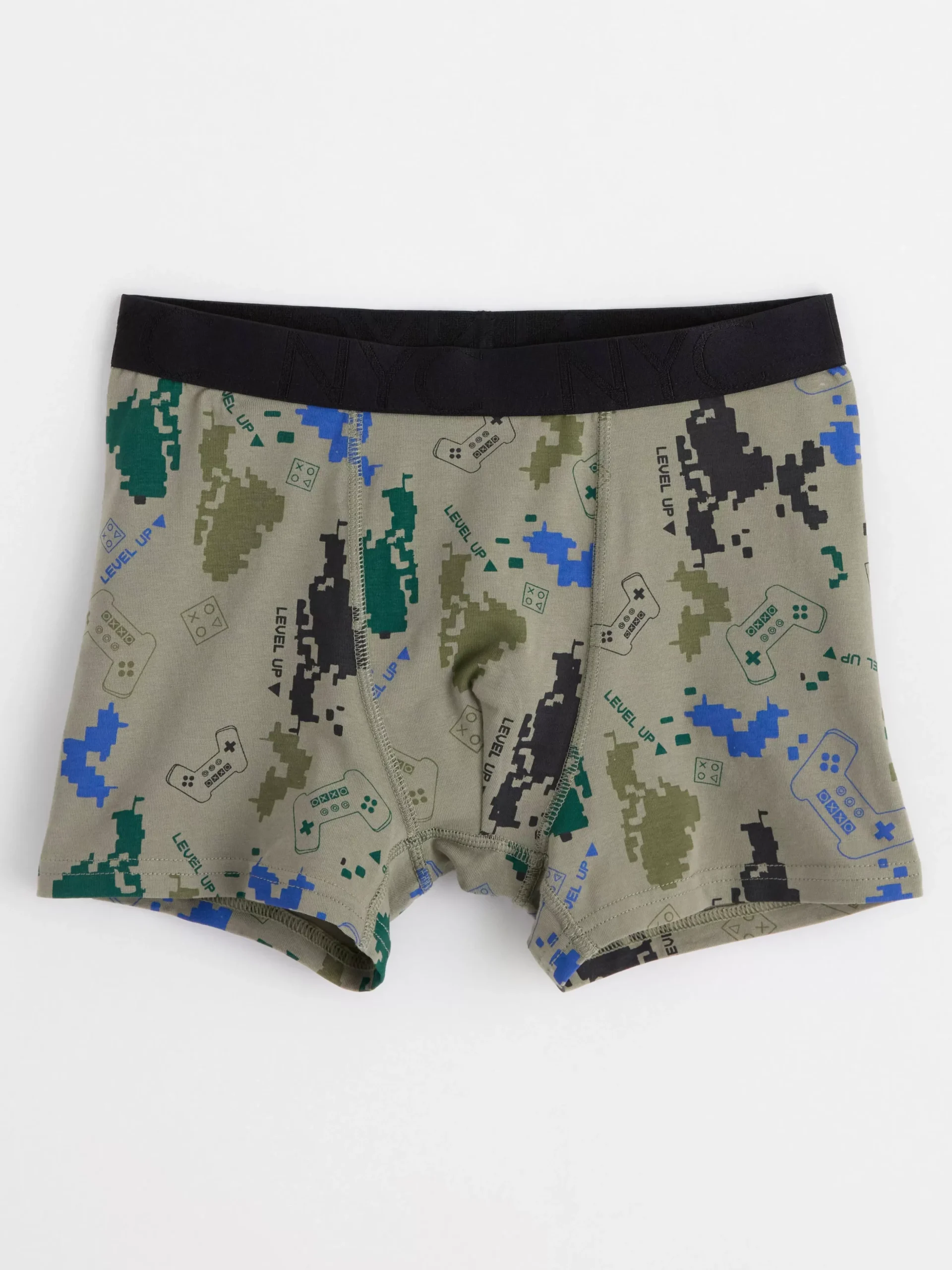 Underkläder>Lindex Boxershorts Med Spelmonster Light Dusty Khaki