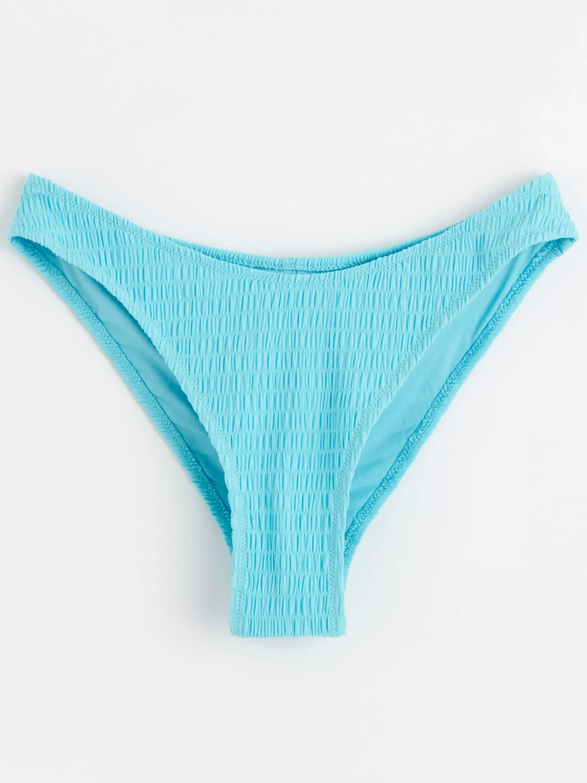 Badkläder>Lindex Brazilian Bikinitrosa Med Krinklad Struktur Turquoise