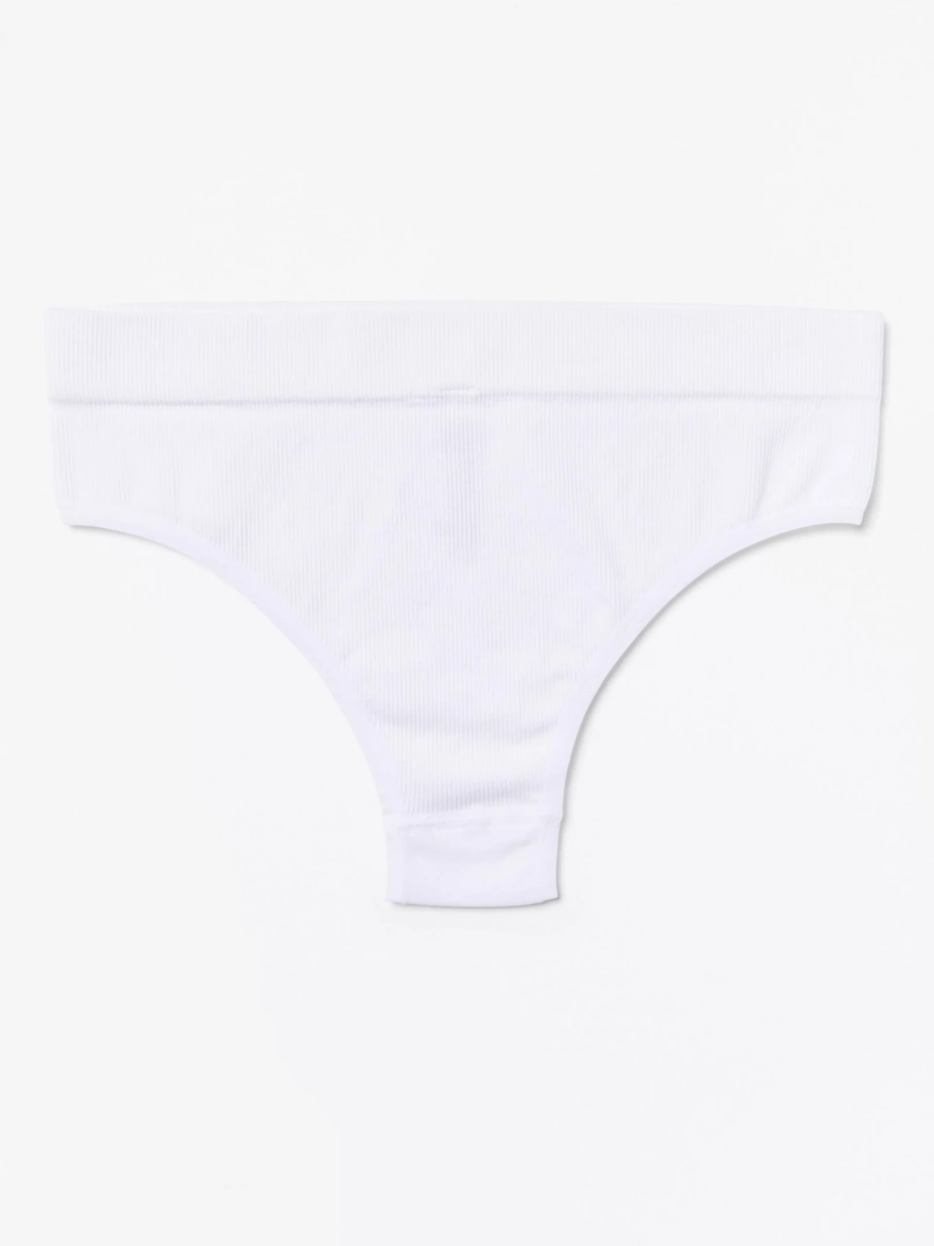 Trosor>Lindex Brazilian High Ribbad Seamless-Trosa White