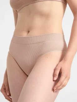 Trosor>Lindex Brazilian High Waist Seamless Trosa Light Dusty Pink