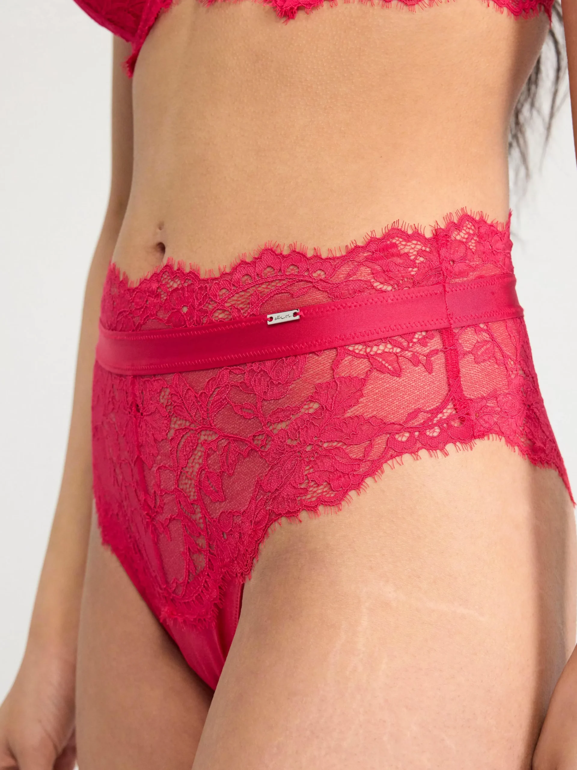 Trosor>Lindex Brazilian High Waist Trosa Red