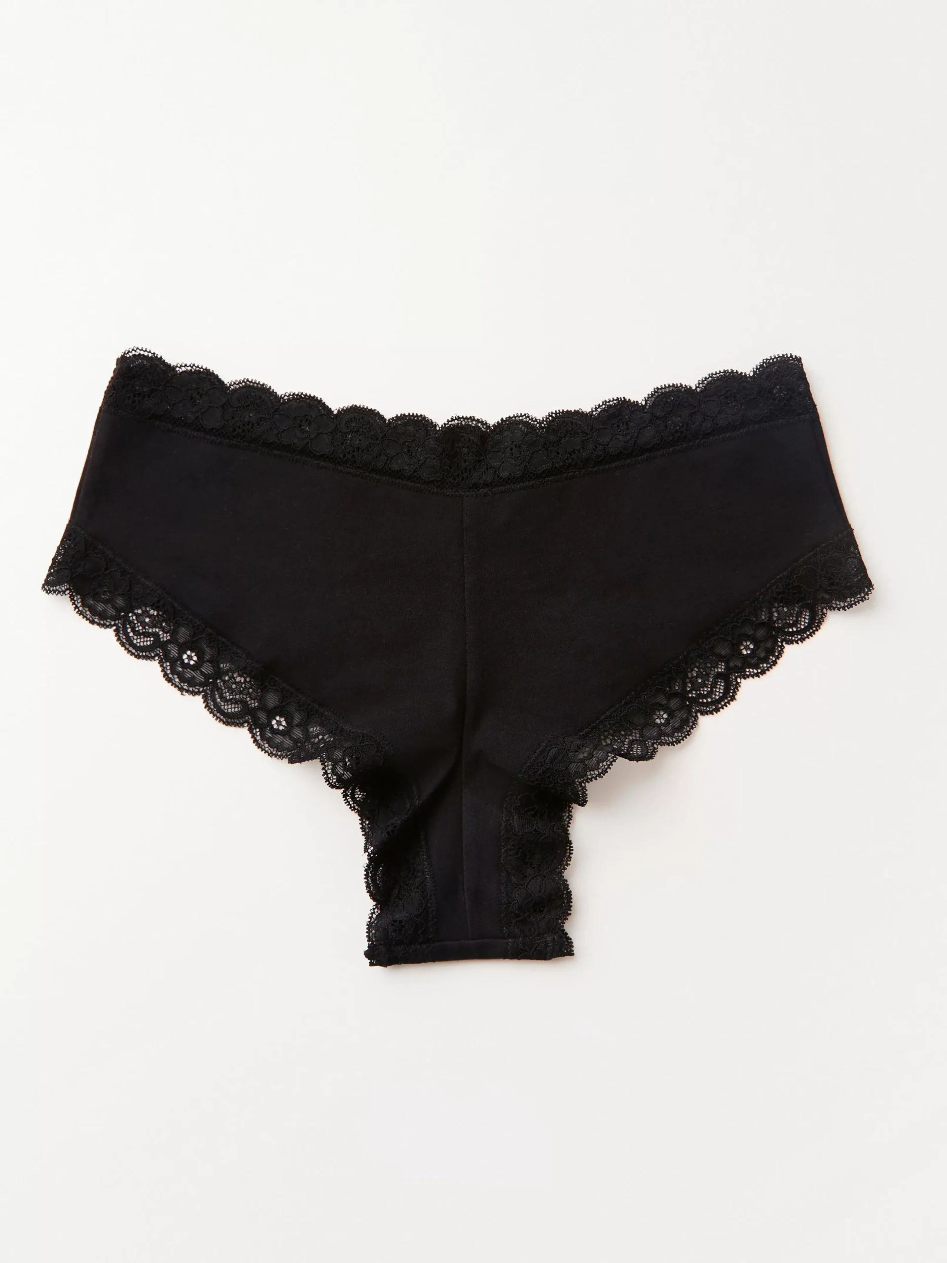 Trosor>Lindex Brazilian Regular-Trosa I Bomullsblandning Black