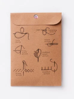 Klädvård>Lindex Broderi- Och Sypaket Brown