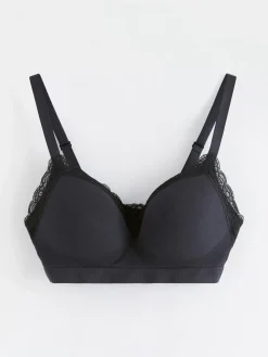 Bh>Lindex Bygellos Protes Bh Med Spets Black