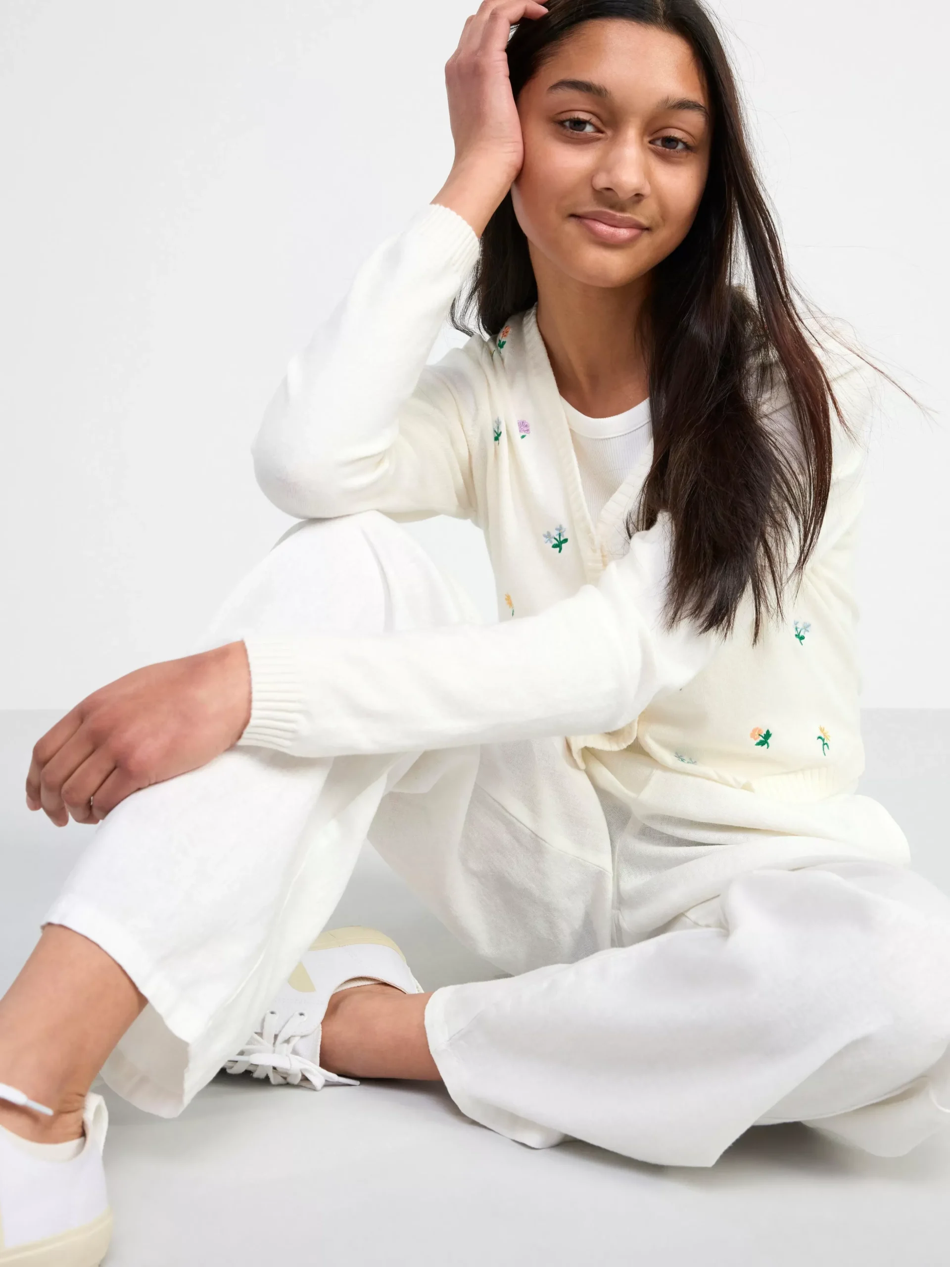 Byxor & Leggings>Lindex Byxa I Linneblandning Off White