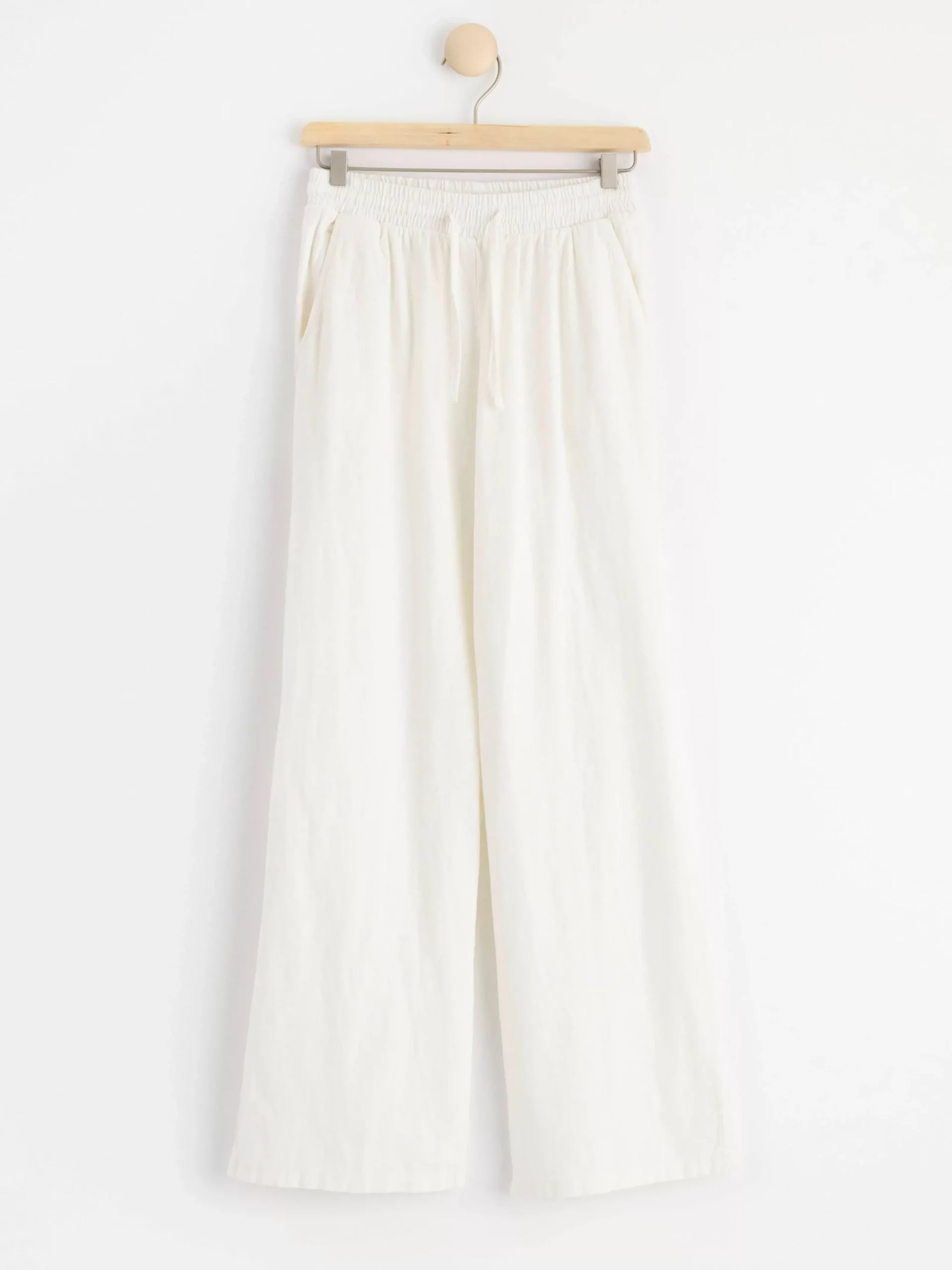 Byxor & Leggings>Lindex Byxa I Linneblandning Off White