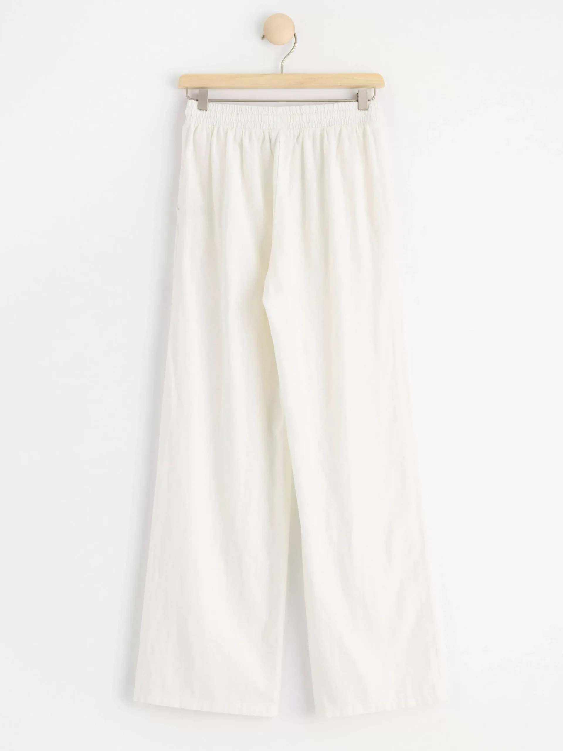 Byxor & Leggings>Lindex Byxa I Linneblandning Off White