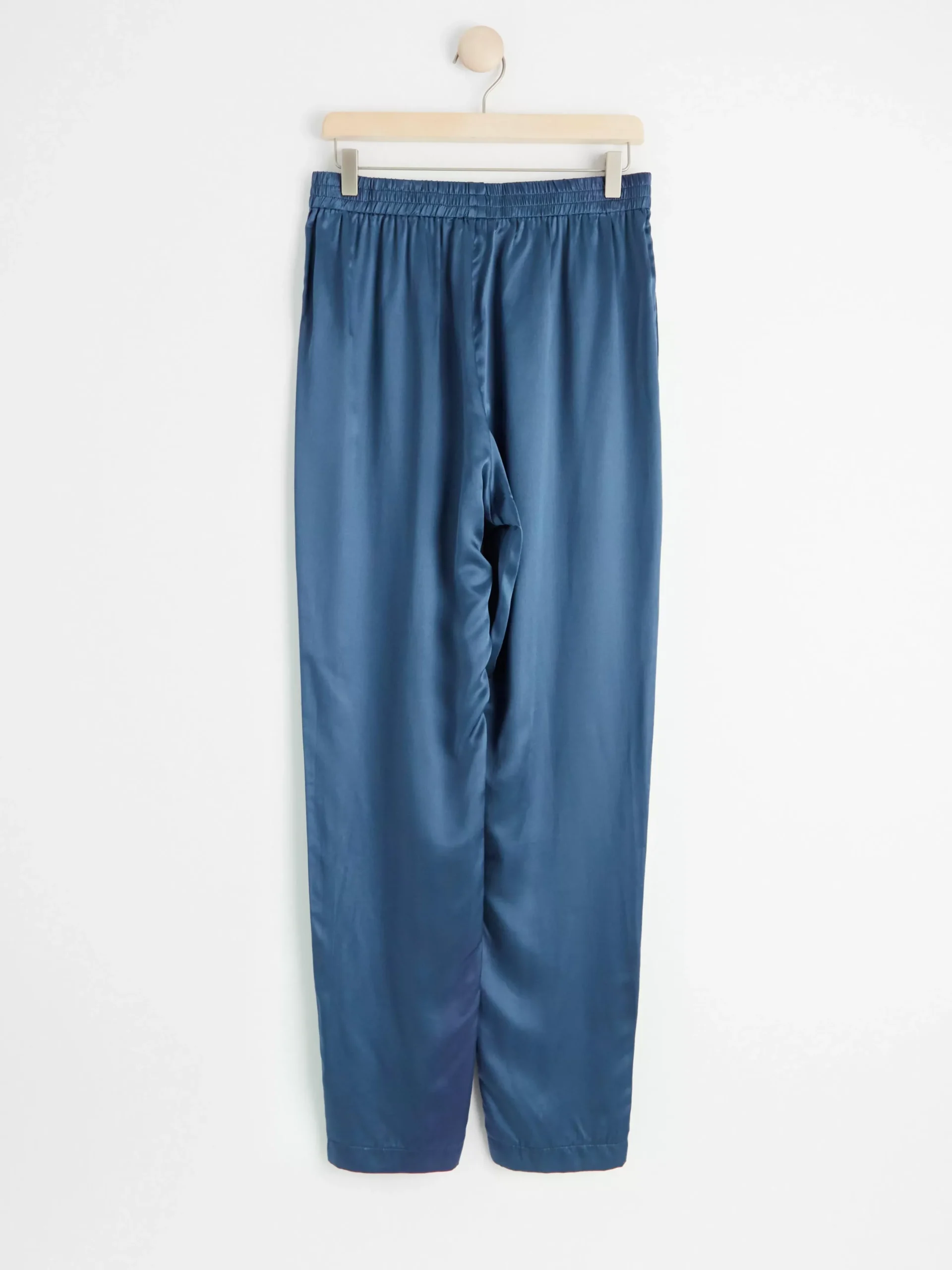 Byxor>Lindex Byxa I Sidenblandning Dusty Blue