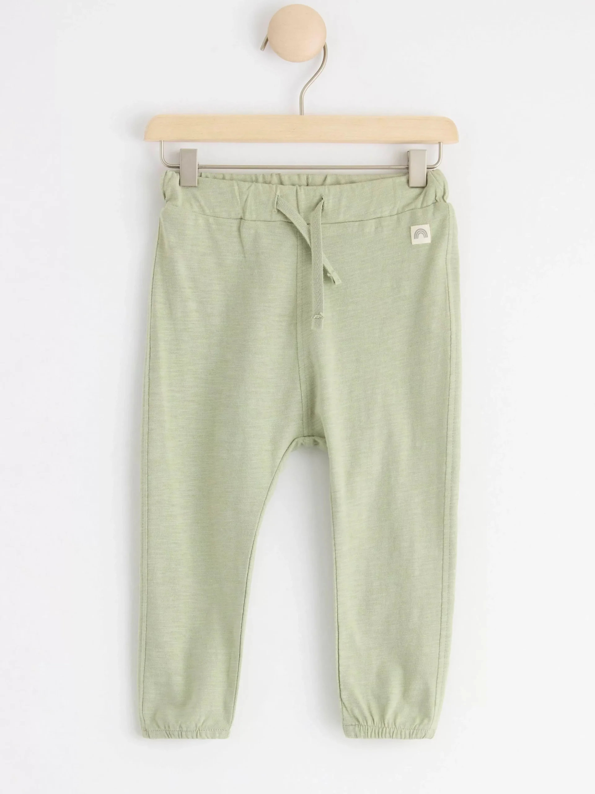 Byxor & Leggings>Lindex Byxa I Slubtrika Dusty Green