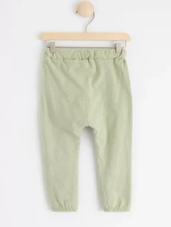 Byxor & Leggings>Lindex Byxa I Slubtrika Dusty Green