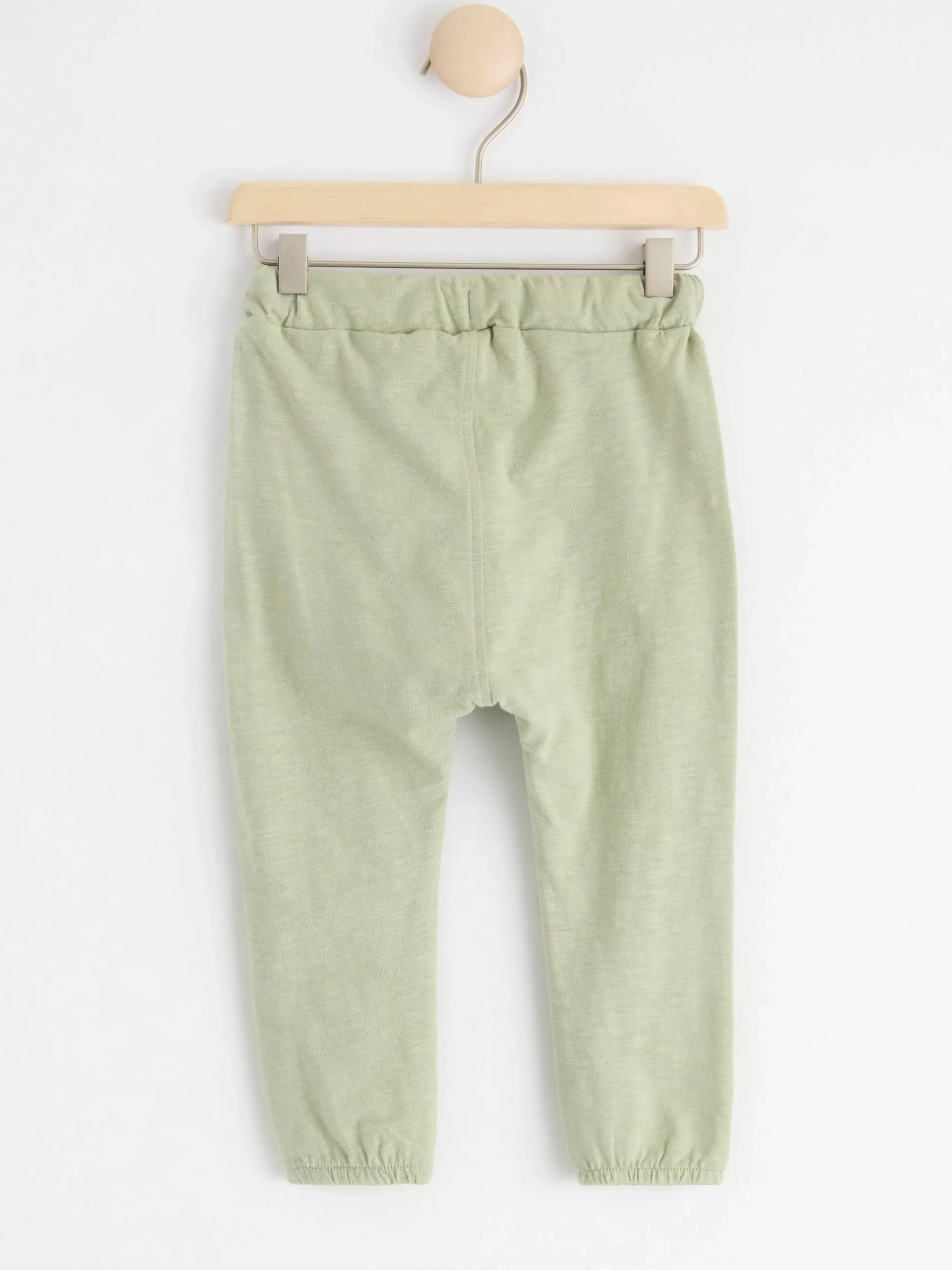Byxor & Leggings>Lindex Byxa I Slubtrika Dusty Green