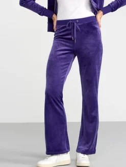 Byxor>Lindex Byxa I Velour Dark Lilac