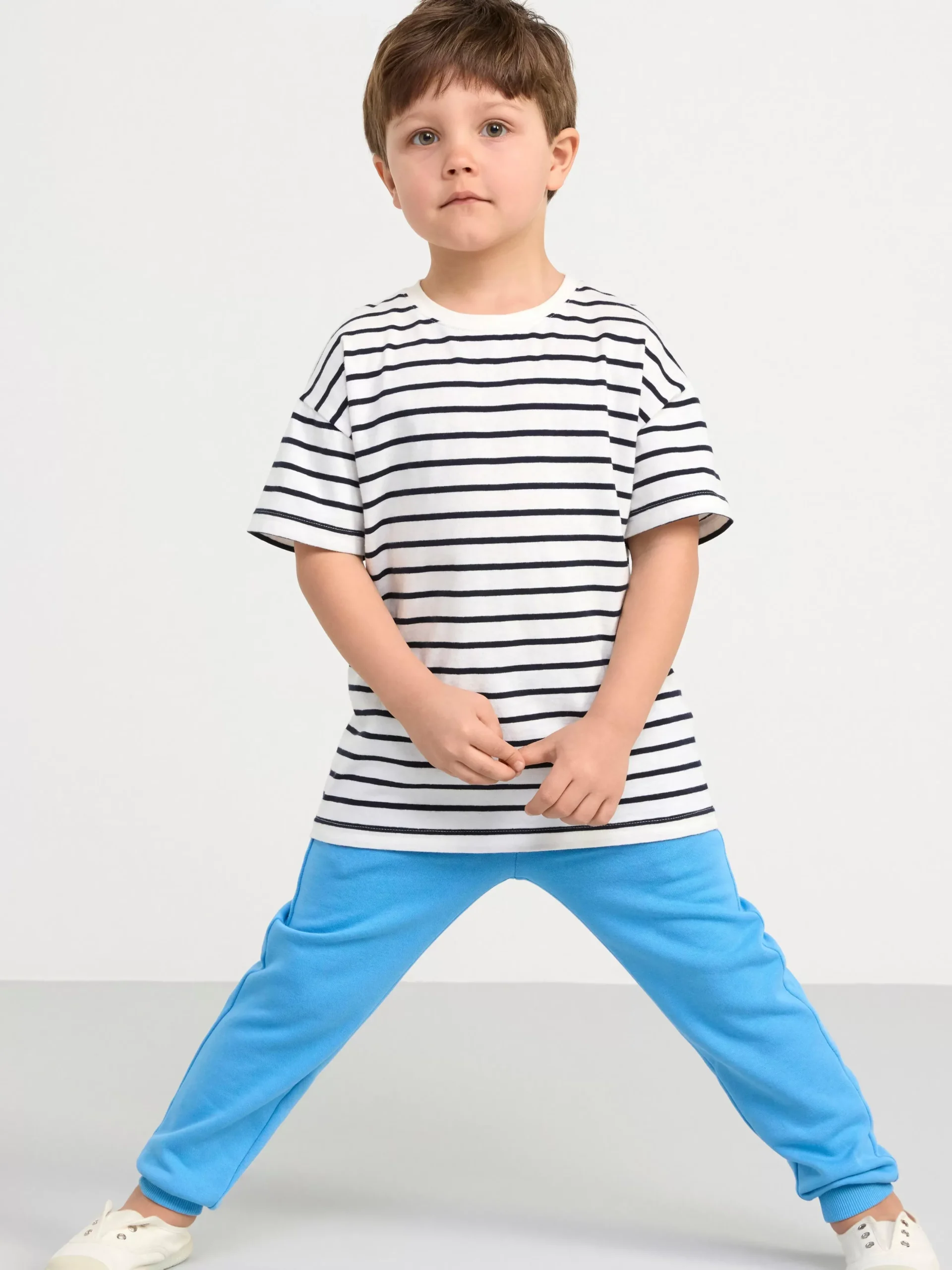 Byxor & Leggings>Lindex Byxa Med Borstad Insida Light Dusty Blue