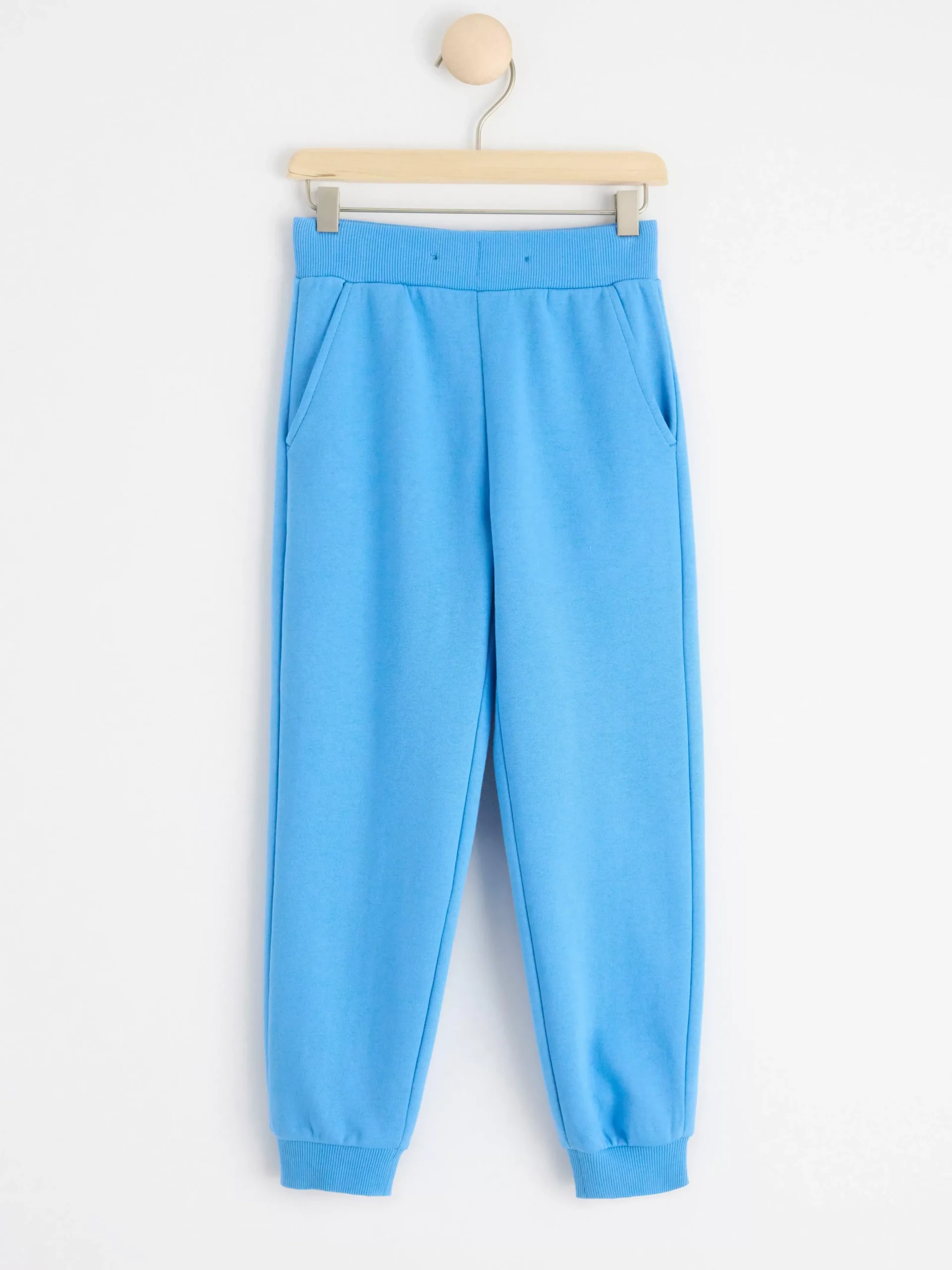 Byxor & Leggings>Lindex Byxa Med Borstad Insida Light Dusty Blue