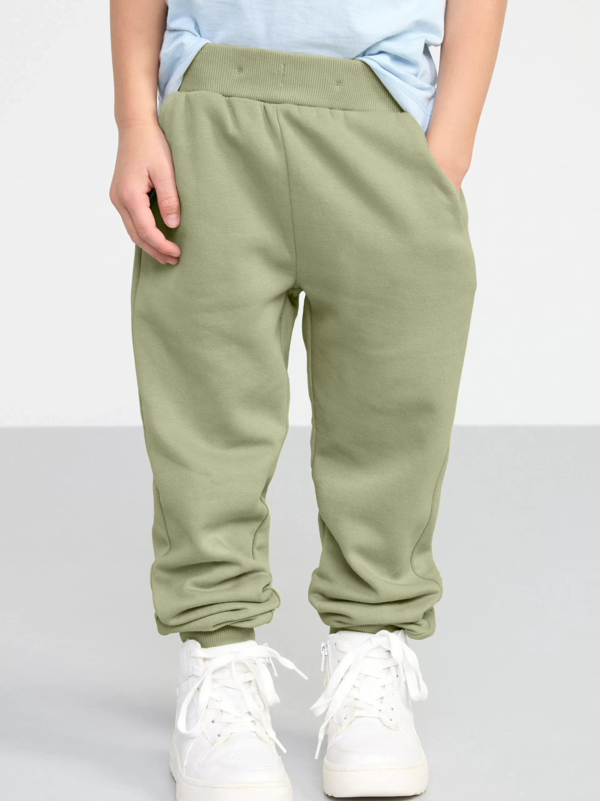 Byxor & Leggings>Lindex Byxa Med Borstad Insida Dusty Green