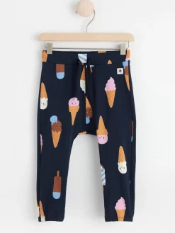 Byxor & Leggings>Lindex Byxa Med Glassar Dark Navy