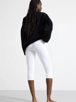 Leggings>Lindex Caprileggings White