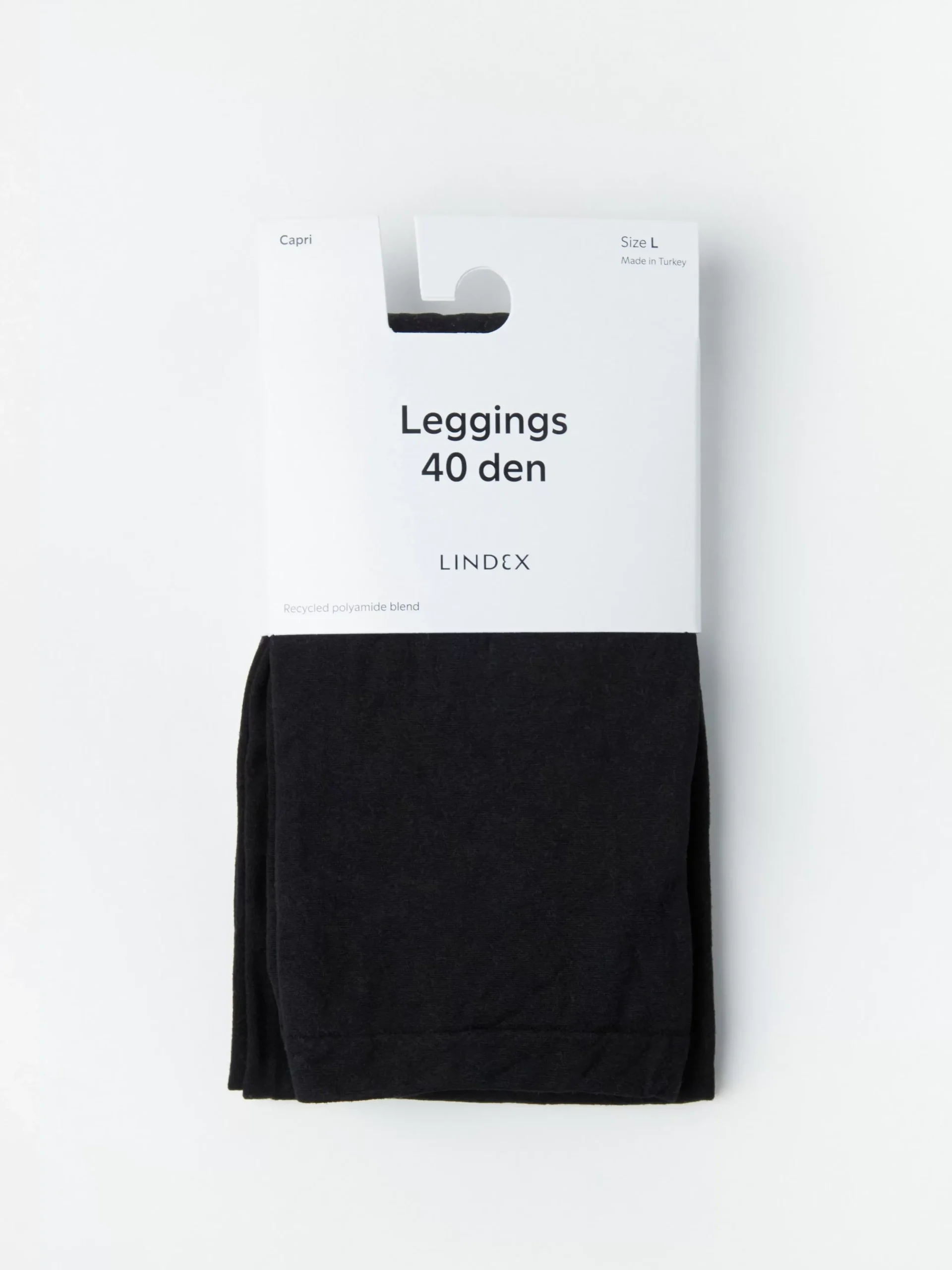 Strumpbyxor & Leggings>Lindex Caprileggings I 40 Denier Med Matt Yta Black