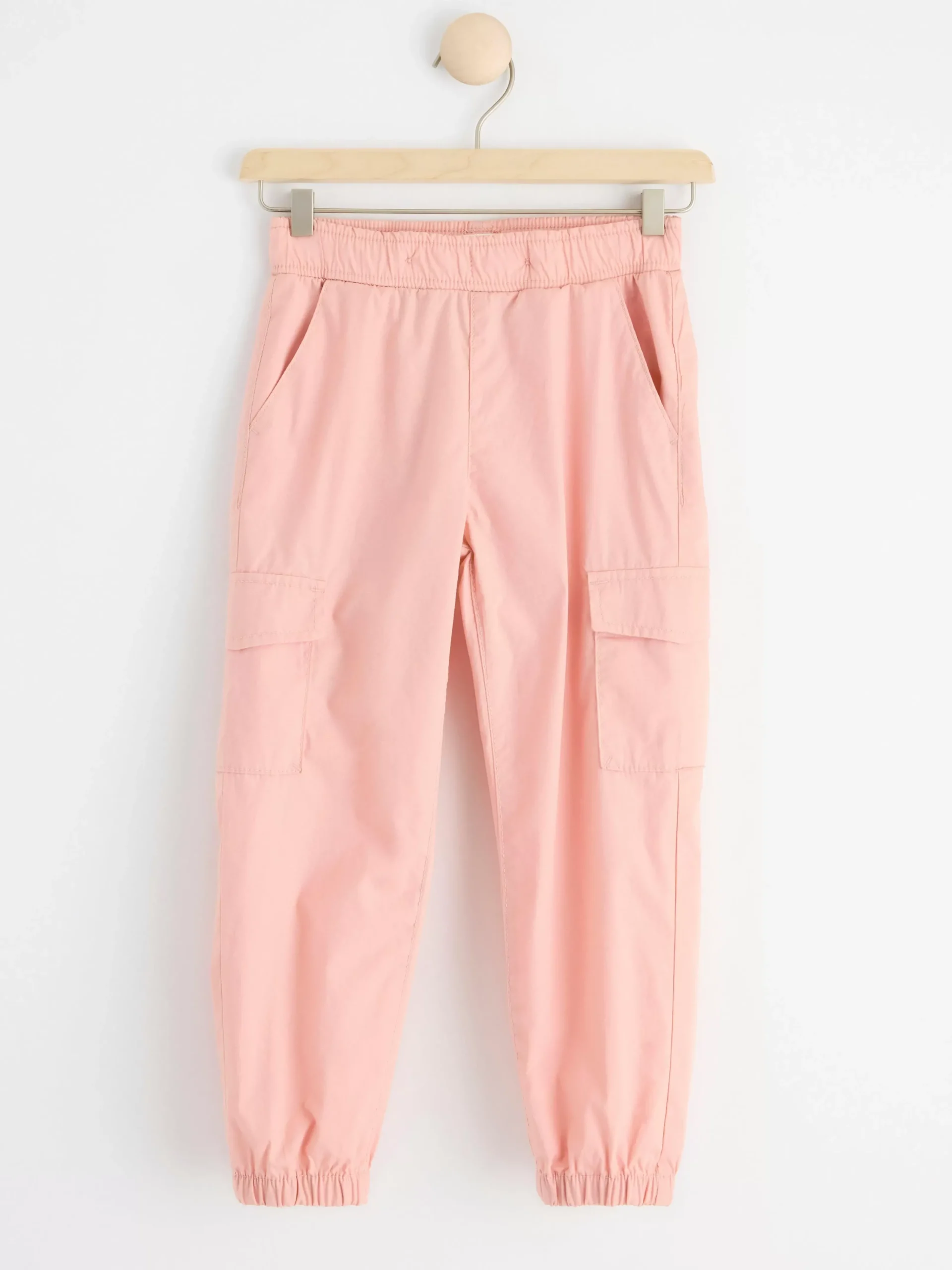Byxor & Leggings>Lindex Cargobyxa Med Normalhog Midja Och Rakt Ben Light Pink