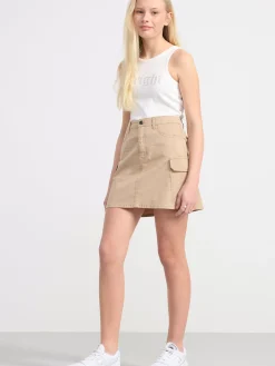 Kjolar>Lindex Cargokjol Beige