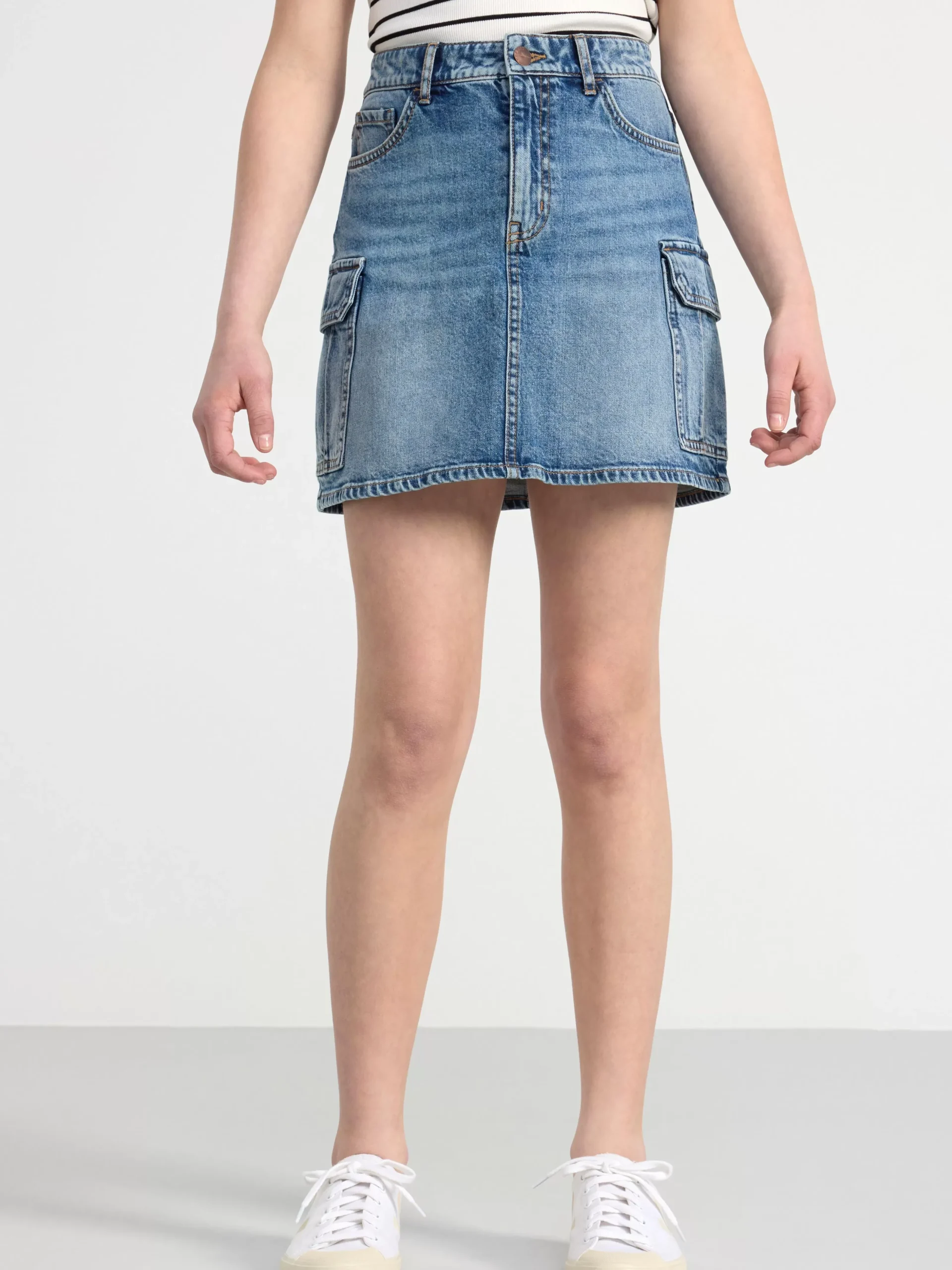 Kjolar>Lindex Cargokjol I Denim