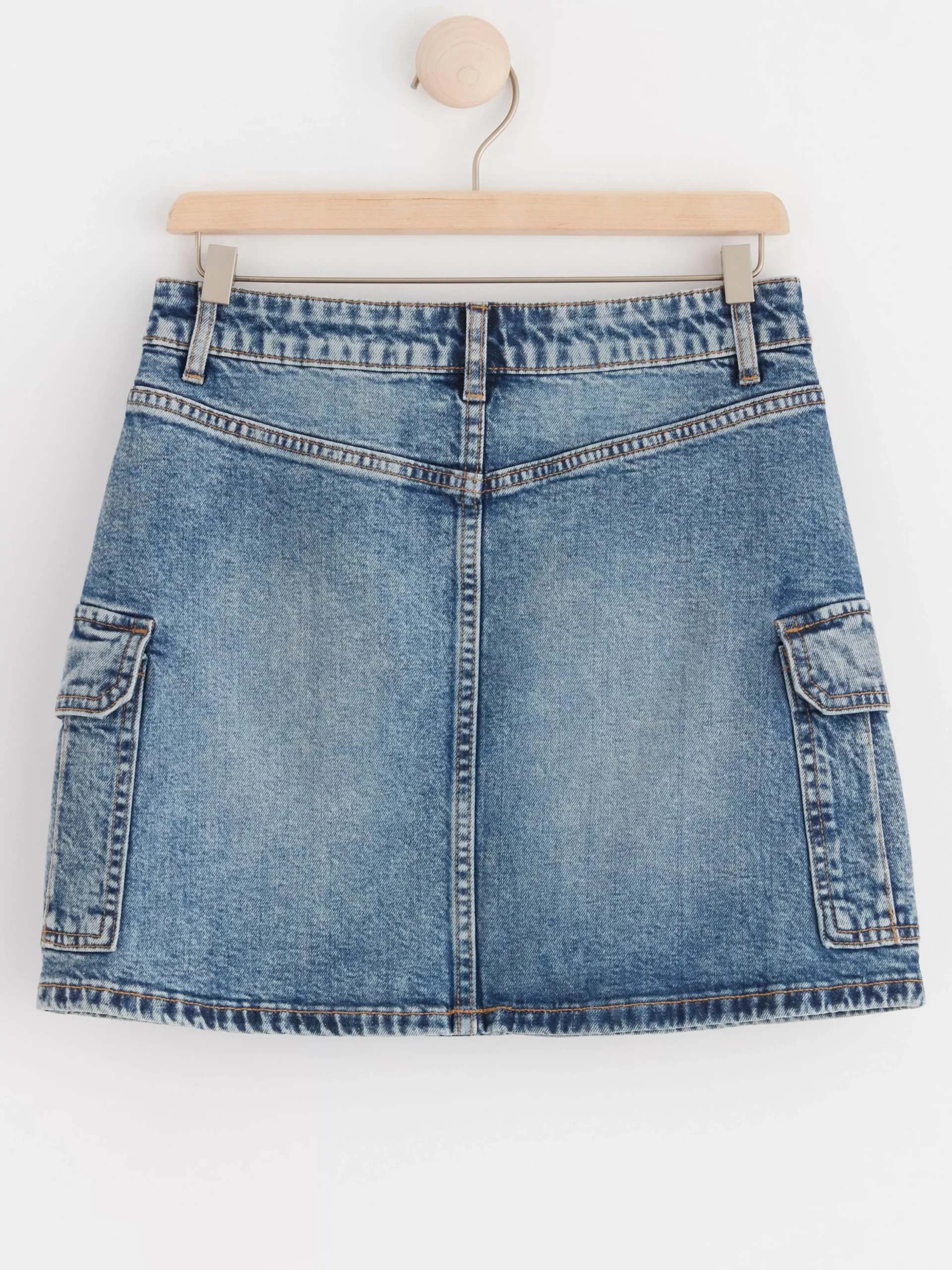 Kjolar>Lindex Cargokjol I Denim
