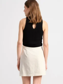 Kjolar>Lindex Cargominikjol Off White