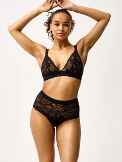 Bh>Lindex Closely - The Bird Bralette Black