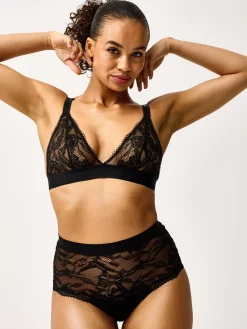 Bh>Lindex Closely - The Bird Bralette Black