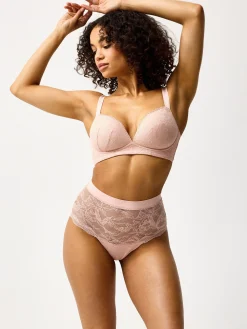 Trosor>Lindex Closely - The Bird High Waist Dusty Pink
