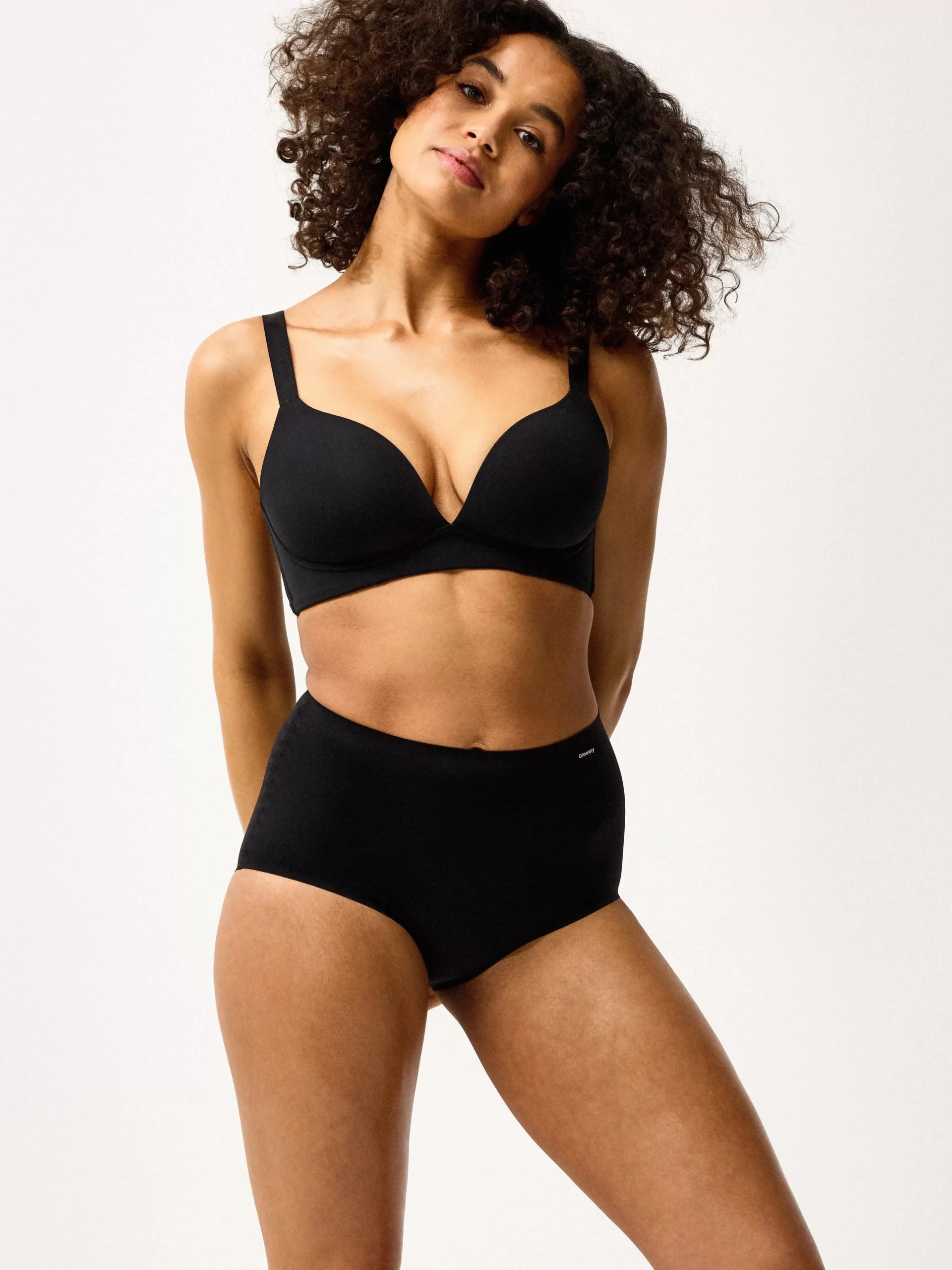 Bh>Lindex Closely - The Wirefree T-Shirt Bra Black