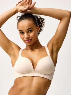 Bh>Lindex Closely - The Wirefree T-Shirt Bra Beige