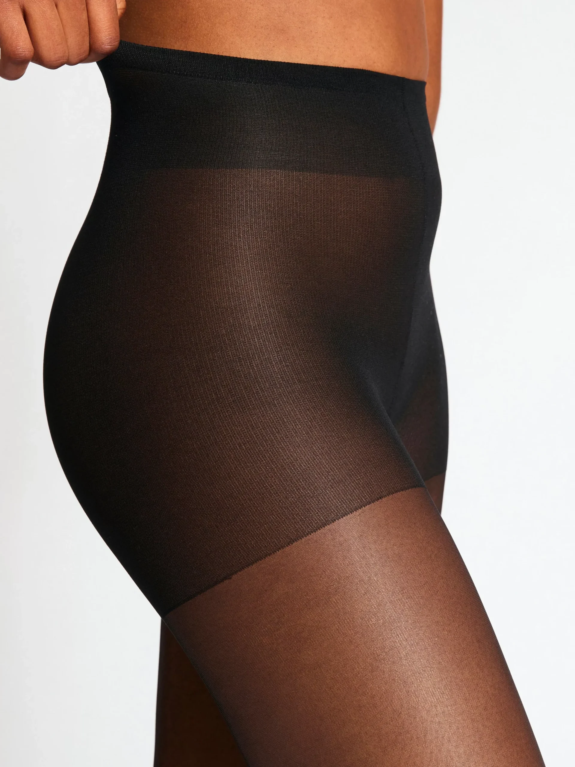 Strumpbyxor & Leggings>Lindex Comfort Waist Semi Shine Strumpbyxor 15 Denier Black