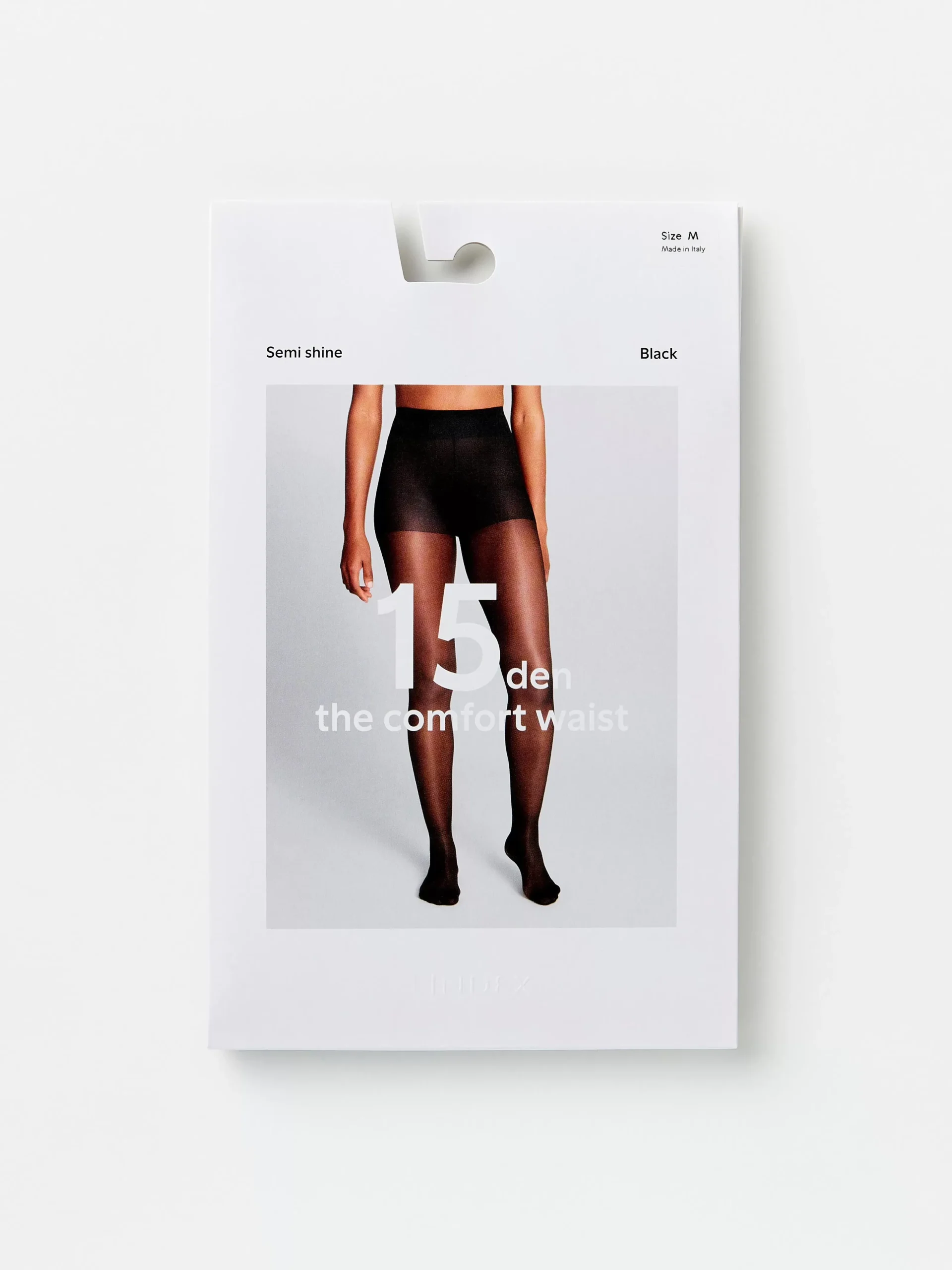 Strumpbyxor & Leggings>Lindex Comfort Waist Semi Shine Strumpbyxor 15 Denier Black