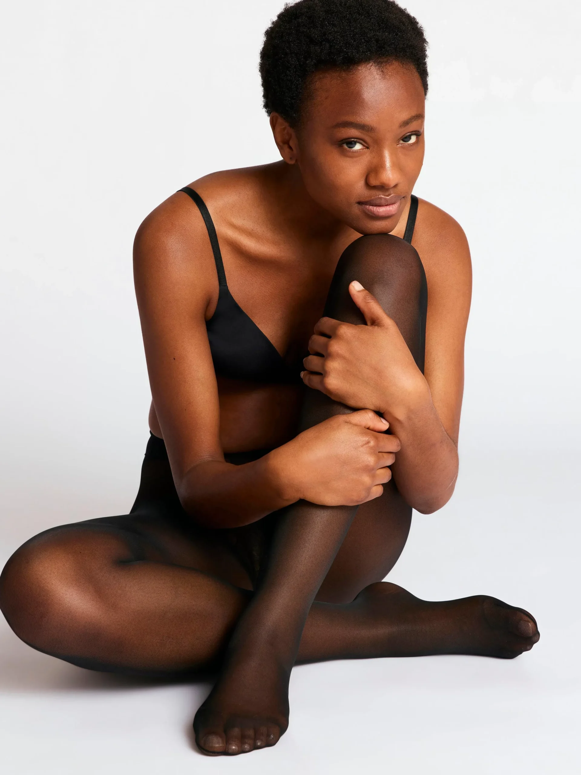 Strumpbyxor & Leggings>Lindex Comfort Waist Semi Shine Strumpbyxor 40 Denier Black