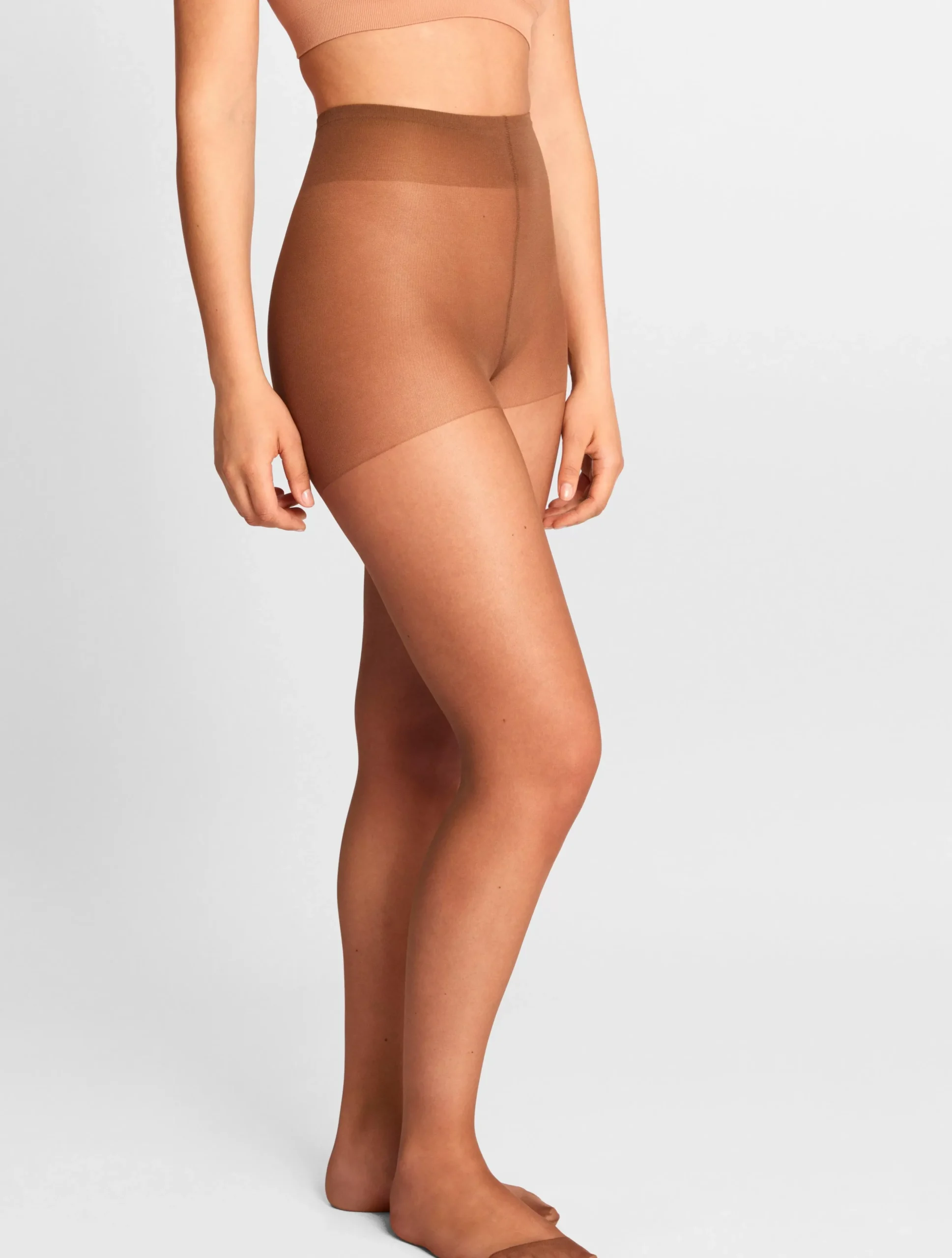 Strumpbyxor & Leggings>Lindex Comfort Waist Semi Shine Strumpbyxor 15 Denier Light Brown