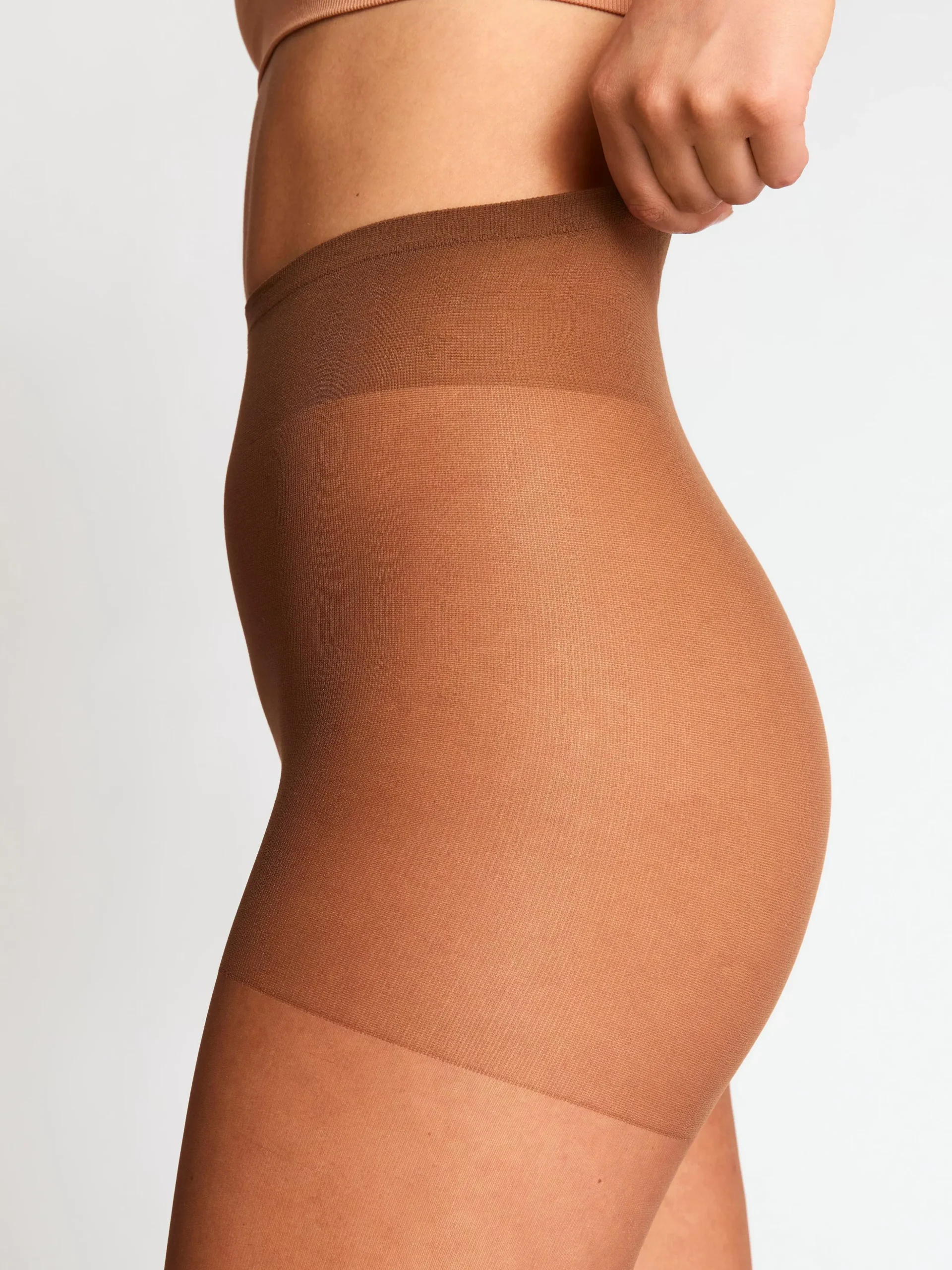 Strumpbyxor & Leggings>Lindex Comfort Waist Semi Shine Strumpbyxor 15 Denier Light Brown
