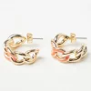 Accessoarer>Lindex Creolorhangen I Form Av Kedja Orange