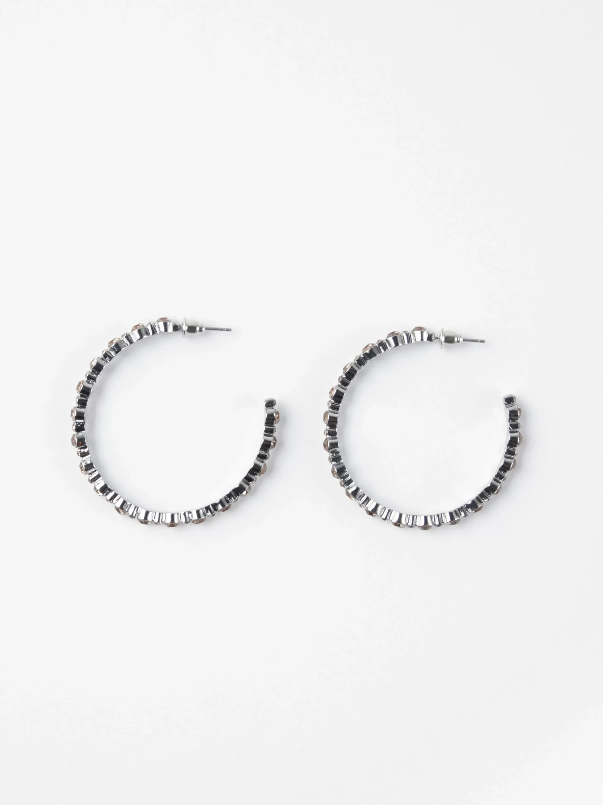 Accessoarer>Lindex Creolorhangen Med Strass Light Gold