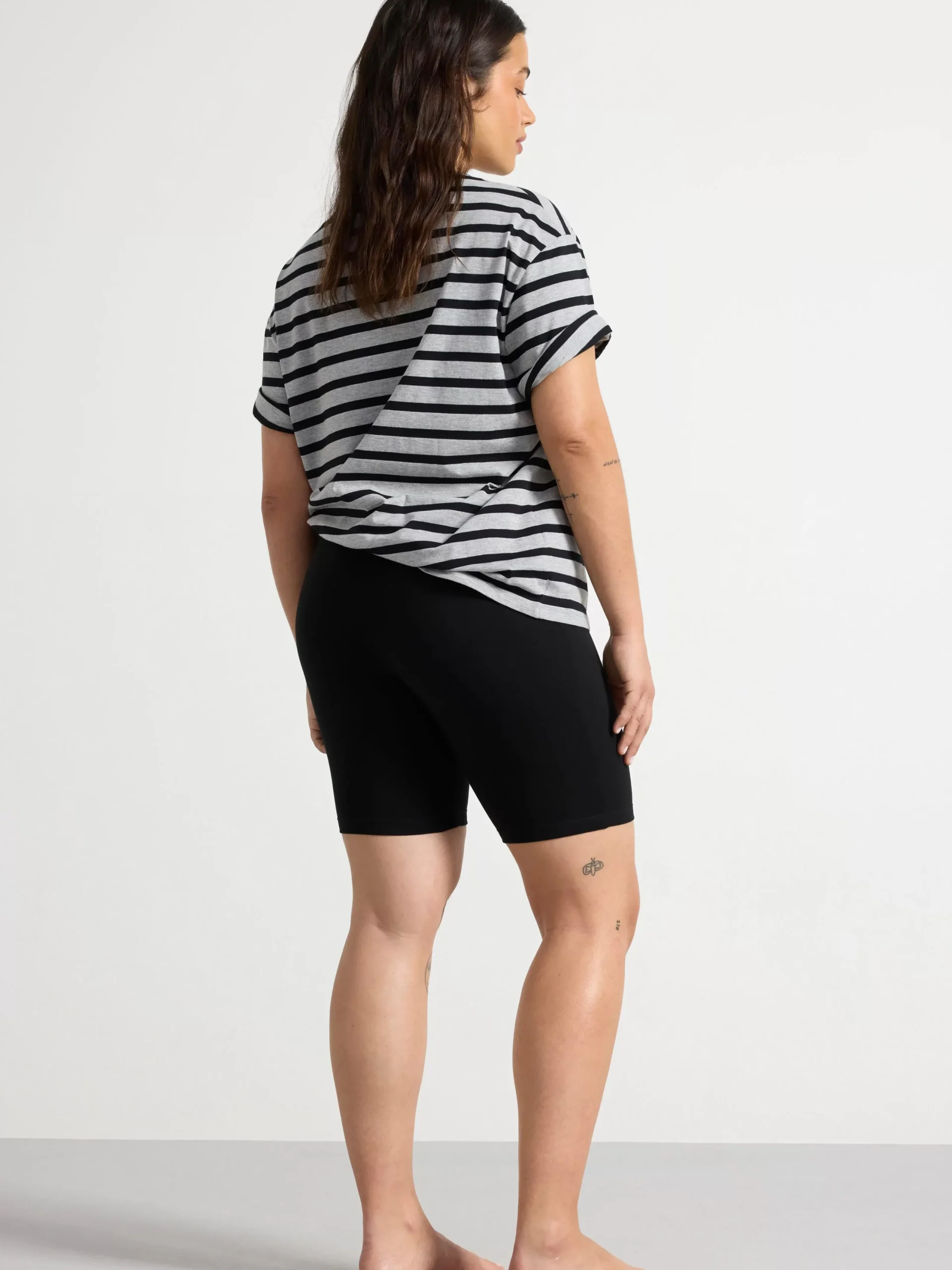 Shorts & Cykelbyxor>Lindex Cykelbyxa I Bomull Black