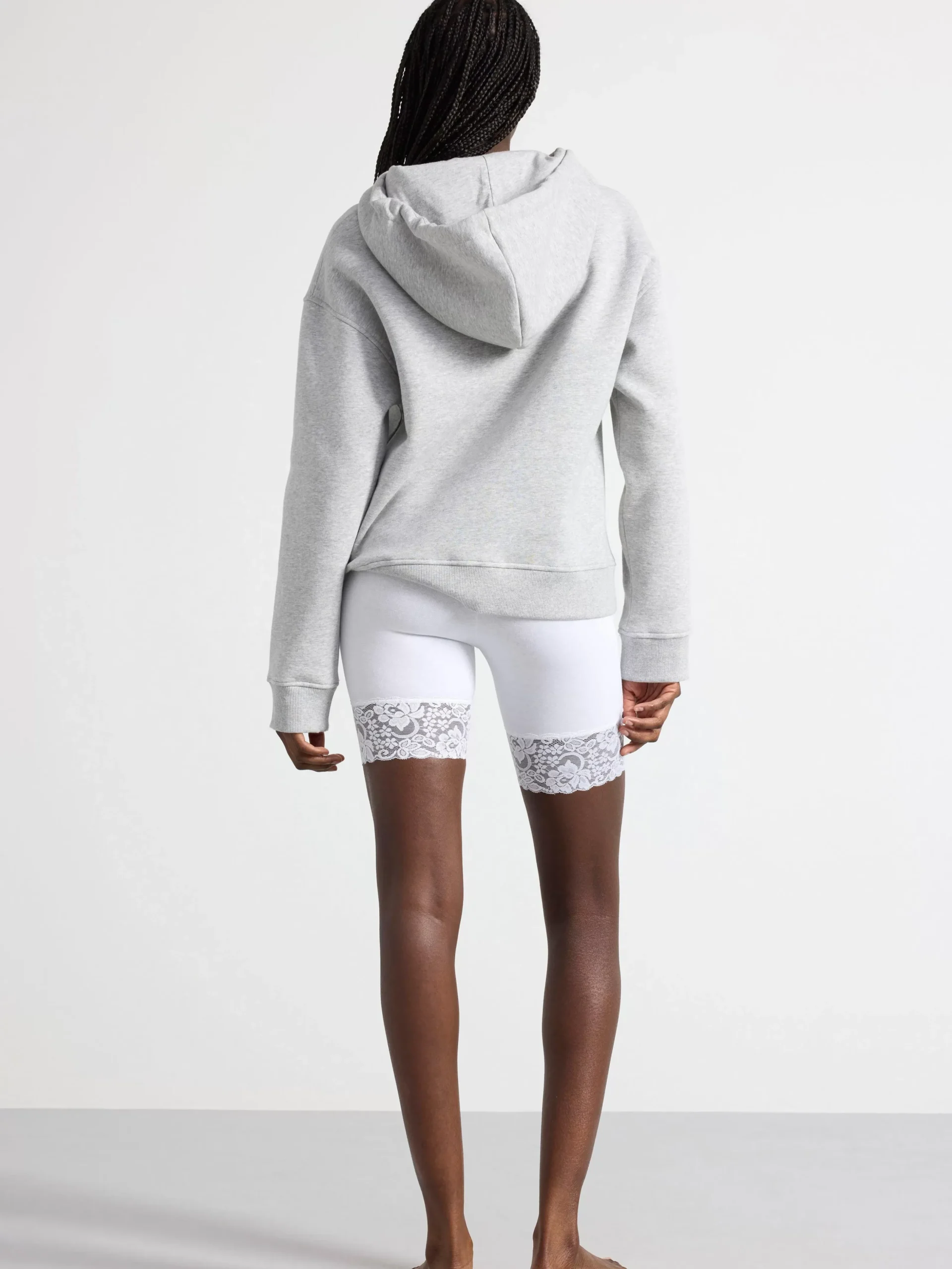 Shorts & Cykelbyxor>Lindex Cykelbyxa Med Spets White